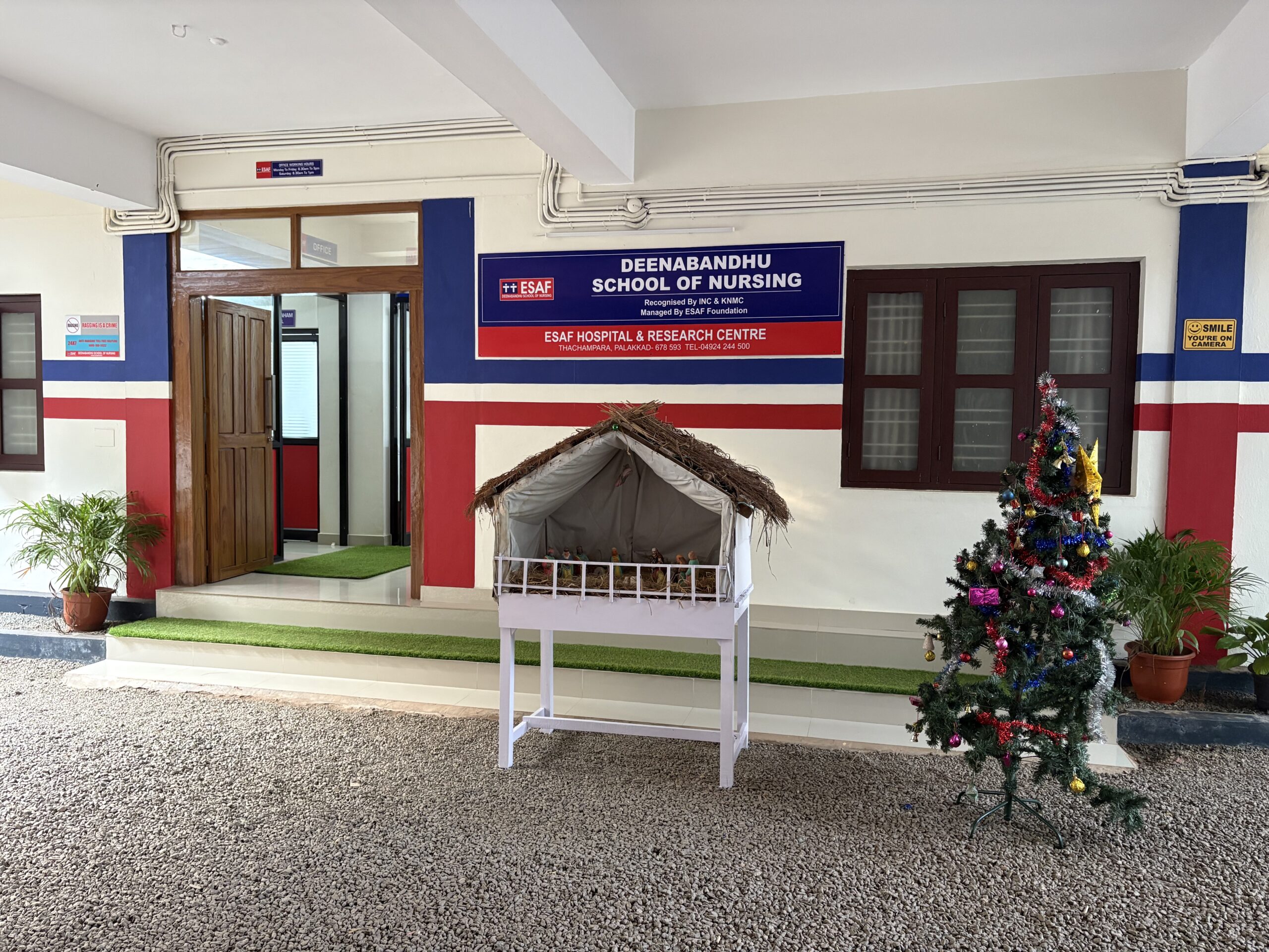 Entrance of ESAF Deenabandhu School of Nursing